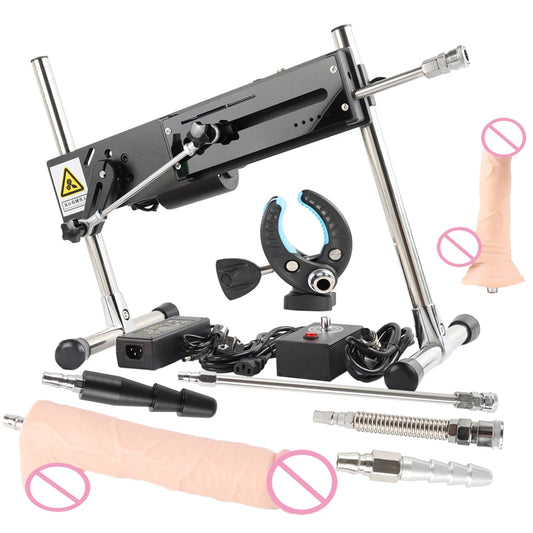 Fredorch Strong Power Metal Sex Machine 3-15cm Stroke Length