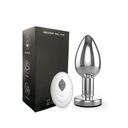 Vibrating Anal Plug Vibrator Remote Control