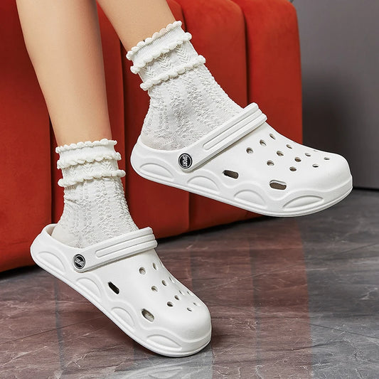 Summer Comfortable Clogs Slippers, Waterproof Garden Shoes