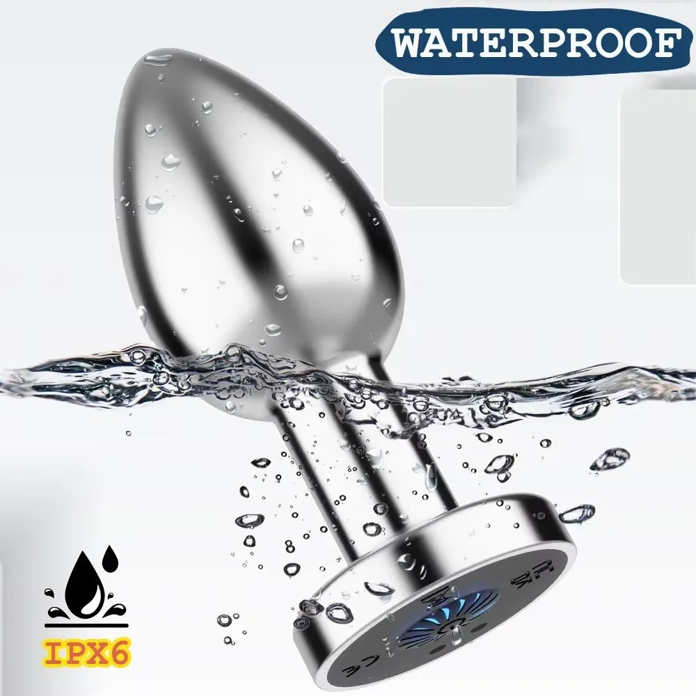 Vibrating Anal Plug Vibrator Remote Control