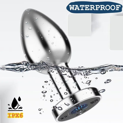 Vibrating Anal Plug Vibrator Remote Control Sex Toy for Couple