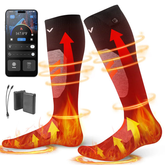 Winter Heated Socks with APP Control